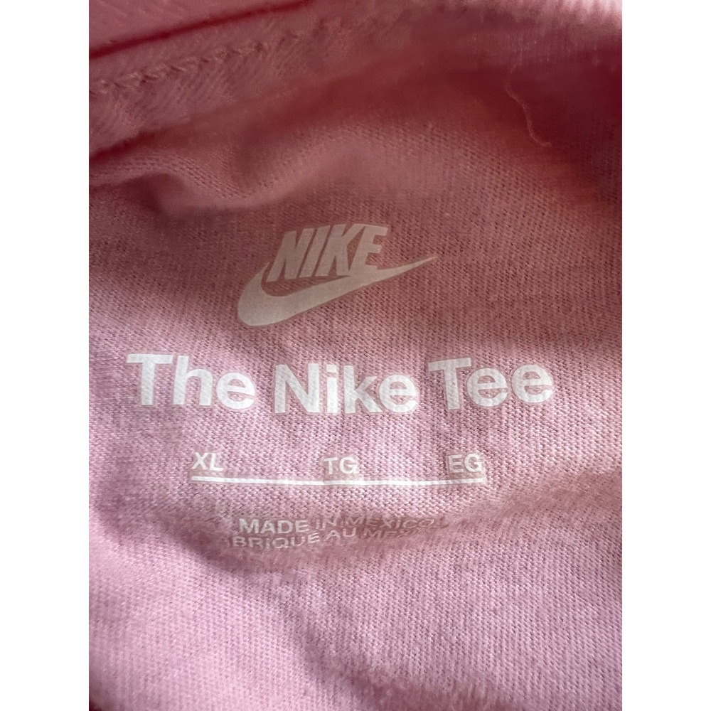 Nike The Nike Tee Pink Embroidered Logo T-Shirt Men's XL - Picture 6 of 6